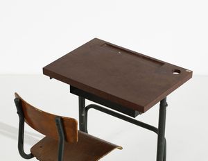 PROUV� JEAN  (1901 - 1984) : attribuito. Banco d' asilo  - Asta Asta 397 | DESIGN E ARTI DECORATIVE DEL NOVECENTO Online - Associazione Nazionale - Case d'Asta italiane