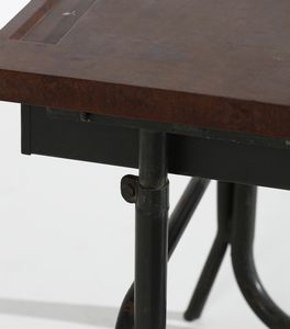 PROUV� JEAN  (1901 - 1984) : attribuito. Banco d' asilo  - Asta Asta 397 | DESIGN E ARTI DECORATIVE DEL NOVECENTO Online - Associazione Nazionale - Case d'Asta italiane