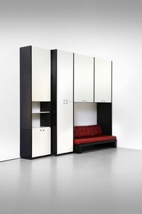 PARISI ICO (1916 - 1996) - Armadio a ponte con divano