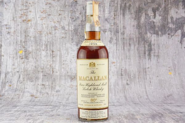 Macallan 1958  - Asta Rum, whisky e distillati da collezione - Associazione Nazionale - Case d'Asta italiane