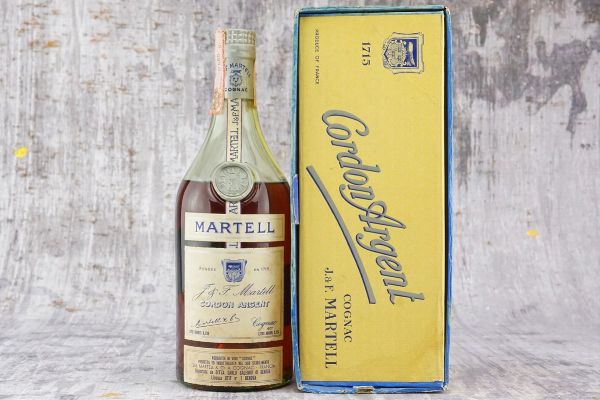 Cognac Cordon Argent Martell  - Asta Rum, whisky e distillati da collezione - Associazione Nazionale - Case d'Asta italiane