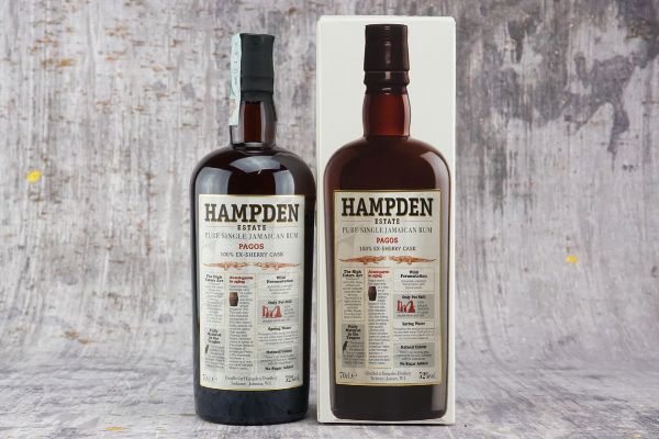 Hampden Pagos  - Asta Rum, whisky e distillati da collezione - Associazione Nazionale - Case d'Asta italiane