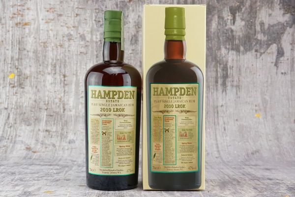 Hampden LROK 2010  - Asta Rum, whisky e distillati da collezione - Associazione Nazionale - Case d'Asta italiane