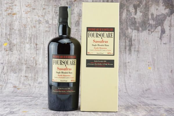 Foursquare Sassafras  - Asta Rum, whisky e distillati da collezione - Associazione Nazionale - Case d'Asta italiane