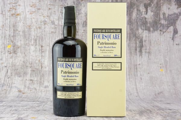 Foursquare Patrimonio 2004  - Asta Rum, whisky e distillati da collezione - Associazione Nazionale - Case d'Asta italiane