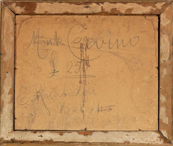 Emanuele Rambaldi : Il Cervino  - Asta Arte figurativa tra XIX e XX secolo - Associazione Nazionale - Case d'Asta italiane