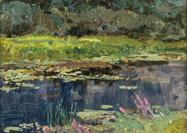 Nikolai Gvozdyev : Ninfee  - Asta Arte figurativa tra XIX e XX secolo - Associazione Nazionale - Case d'Asta italiane