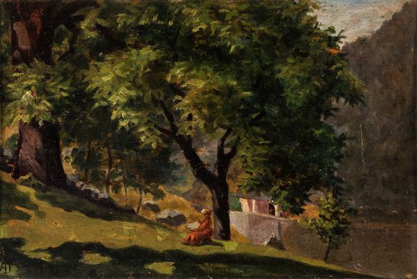 ACHILLE DOVERA : Meriggio  - Asta Arte figurativa tra XIX e XX secolo - Associazione Nazionale - Case d'Asta italiane