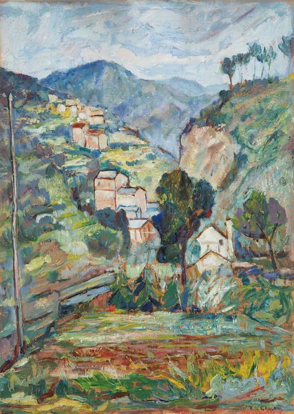 Alfredo Ubaldo Gargani : Entroterra ligure  - Asta Arte figurativa tra XIX e XX secolo - Associazione Nazionale - Case d'Asta italiane