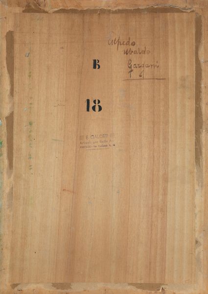 Alfredo Ubaldo Gargani : Entroterra ligure  - Asta Arte figurativa tra XIX e XX secolo - Associazione Nazionale - Case d'Asta italiane