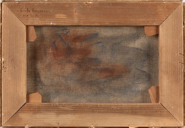 Cesare Cavaliè : Paesaggio bergamasco  - Asta Arte figurativa tra XIX e XX secolo - Associazione Nazionale - Case d'Asta italiane