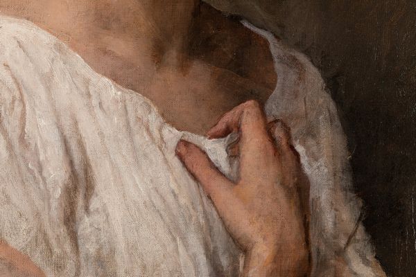 Francesco Hayez : Odalisca  - Asta Arte figurativa tra XIX e XX secolo - Associazione Nazionale - Case d'Asta italiane