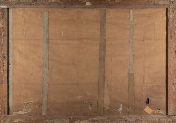 Francesco Coghetti : Cartone preparatorio per la cupola del Duomo di Bergamo  - Asta Arte figurativa tra XIX e XX secolo - Associazione Nazionale - Case d'Asta italiane