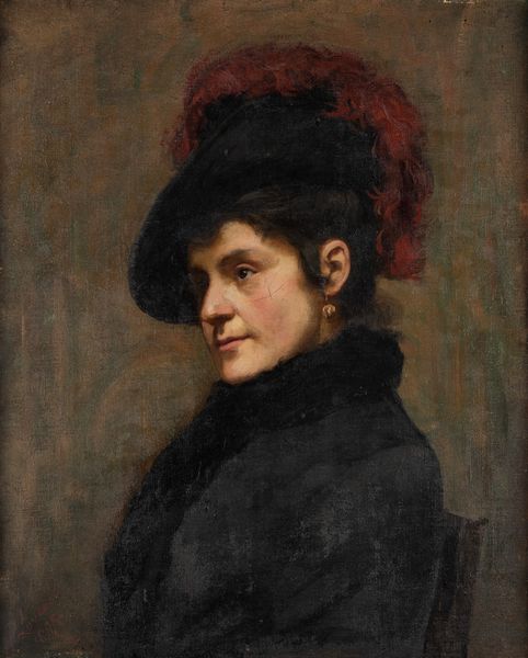 Ponziano Loverini : Ritratto di Angelina Rota Piccinelli  - Asta Arte figurativa tra XIX e XX secolo - Associazione Nazionale - Case d'Asta italiane