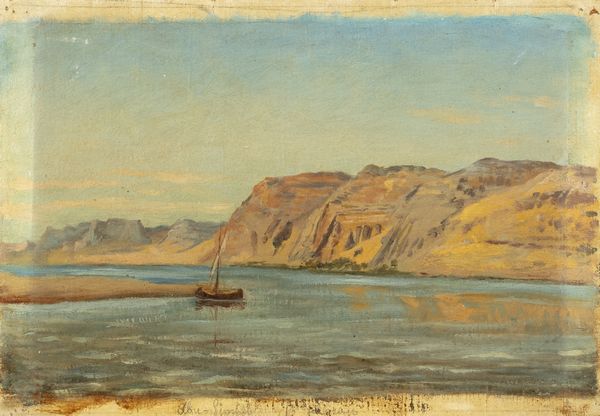 Giuseppe Haimann : Abu Simbel, sulla riva del Nilo  - Asta Arte figurativa tra XIX e XX secolo - Associazione Nazionale - Case d'Asta italiane