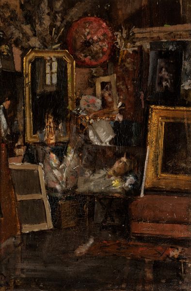 Enrico Reycend : L'atelier del pittore  - Asta Arte figurativa tra XIX e XX secolo - Associazione Nazionale - Case d'Asta italiane