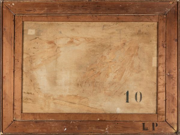 Giuseppe Caselli : Riposo sulla riviera ligure  - Asta Arte figurativa tra XIX e XX secolo - Associazione Nazionale - Case d'Asta italiane