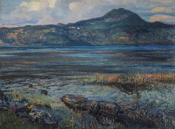 Andrea Tavernier : Sulle rive del lago Maggiore  - Asta Arte figurativa tra XIX e XX secolo - Associazione Nazionale - Case d'Asta italiane