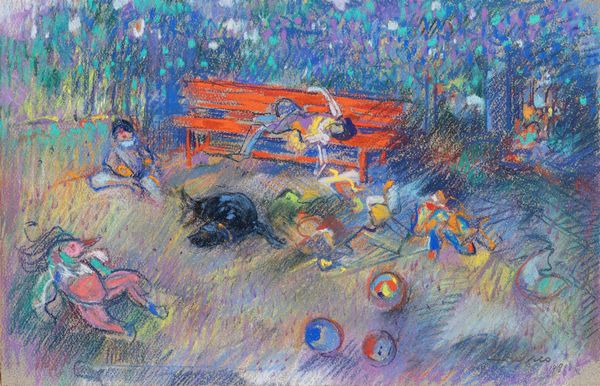 Ettore Fico : Parco giochi  - Asta Arte figurativa tra XIX e XX secolo - Associazione Nazionale - Case d'Asta italiane