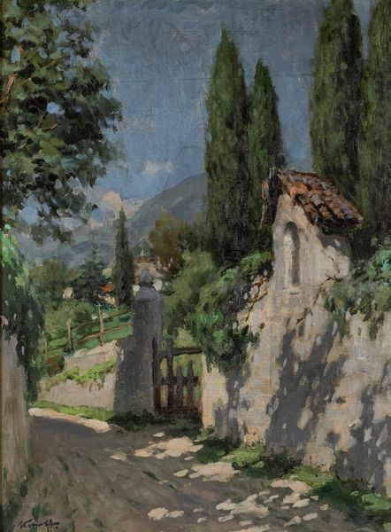 Ivan Karpoff : Campagna lombarda; Scorcio lombardo  - Asta Arte figurativa tra XIX e XX secolo - Associazione Nazionale - Case d'Asta italiane