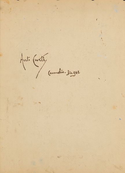 Antonio Curti : Ritratto di giovane donna con fazzoletto rosso  - Asta Arte figurativa tra XIX e XX secolo - Associazione Nazionale - Case d'Asta italiane