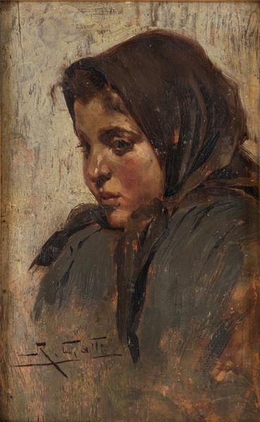 Riccardo Galli : Ritratto di popolana  - Asta Arte figurativa tra XIX e XX secolo - Associazione Nazionale - Case d'Asta italiane