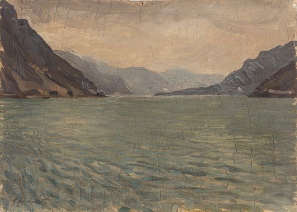 Giuseppe Facchinetti : Lago d'Iseo  - Asta Arte figurativa tra XIX e XX secolo - Associazione Nazionale - Case d'Asta italiane