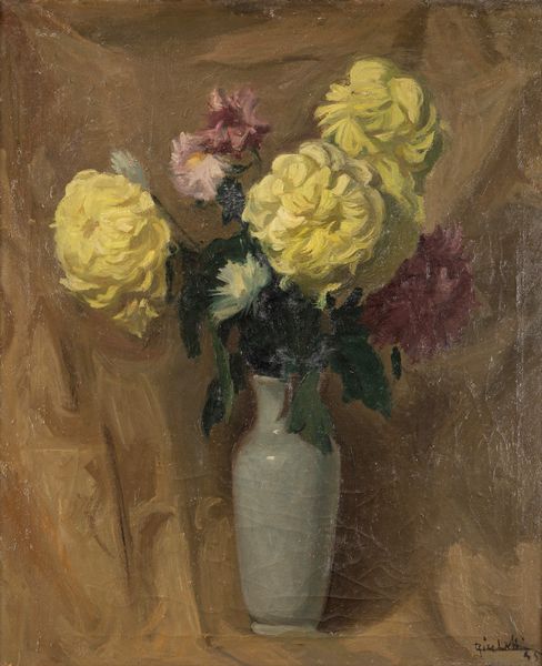 Luciano Ricchetti : Crisantemi  - Asta Arte figurativa tra XIX e XX secolo - Associazione Nazionale - Case d'Asta italiane