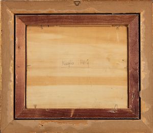 Giovanni Riva : Vedute dei Navigli a Milano  - Asta Arte figurativa tra XIX e XX secolo - Associazione Nazionale - Case d'Asta italiane