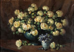Mario Salimbeni - Vaso di fiori