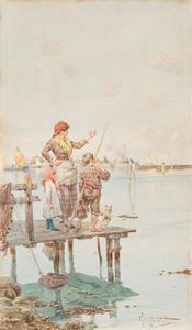 Giuseppe Vizzotto Alberti - La famiglia del pescatore