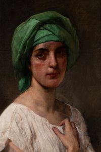 Francesco Hayez : Odalisca  - Asta Arte figurativa tra XIX e XX secolo - Associazione Nazionale - Case d'Asta italiane