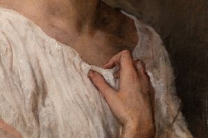 Francesco Hayez : Odalisca  - Asta Arte figurativa tra XIX e XX secolo - Associazione Nazionale - Case d'Asta italiane