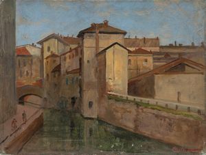 Galbusera (Scuola italiana, fine XIX - inizio XX secolo) - Scorcio