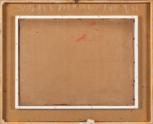 Galbusera (Scuola italiana, fine XIX - inizio XX secolo) : Scorcio  - Asta Arte figurativa tra XIX e XX secolo - Associazione Nazionale - Case d'Asta italiane