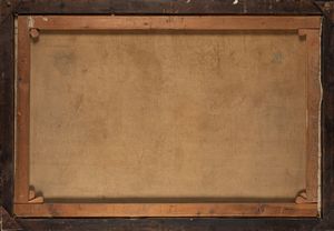 Lazzaro Pasini : Parte centrale del trittico L'Albero della Vita - Sine Nomine  - Asta Arte figurativa tra XIX e XX secolo - Associazione Nazionale - Case d'Asta italiane