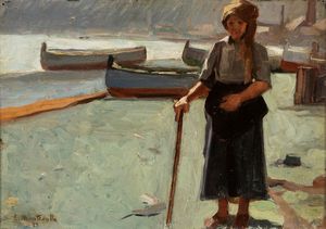 Evasio Montanella - Sulla riva