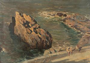 Giuseppe Caselli - Riposo sulla riviera ligure