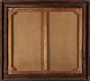 Carlo Romagnoli : Natura morta con alzata con arance e vaso con dalie  - Asta Arte figurativa tra XIX e XX secolo - Associazione Nazionale - Case d'Asta italiane