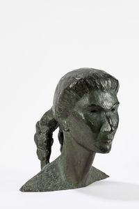 Semiramis Zorlu : Ritratto femminile  - Asta Arte figurativa tra XIX e XX secolo - Associazione Nazionale - Case d'Asta italiane
