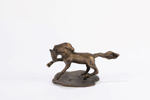 Tommaso Gismondi : Coppia di cavalli  - Asta Arte figurativa tra XIX e XX secolo - Associazione Nazionale - Case d'Asta italiane