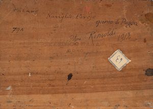 Pietro Adamo Rimoldi : Trittico del naviglio (Ripa Ticinese; La Martesana; Naviglio Pavese)  - Asta Arte figurativa tra XIX e XX secolo - Associazione Nazionale - Case d'Asta italiane