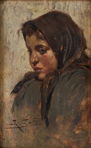 Riccardo Galli - Ritratto di popolana