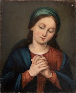 Scuola lombarda del XIX secolo - Madonna orante