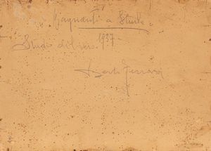 Berto Ferrari : Bagnanti a Sturla (Genova)  - Asta Arte figurativa tra XIX e XX secolo - Associazione Nazionale - Case d'Asta italiane