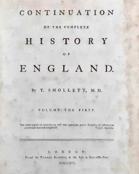 Hume, David : The history of England from the invasion of Julius Caesar to the revolution in 1688  - Asta Libri, Autografi e Stampe - Associazione Nazionale - Case d'Asta italiane