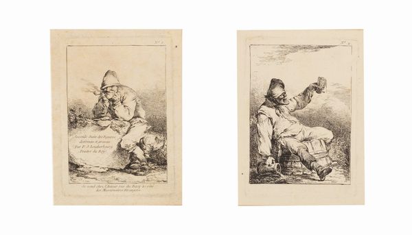 Philip Jakob  De Loutherbourg : Suite dei soldati  - Asta Libri, Autografi e Stampe - Associazione Nazionale - Case d'Asta italiane