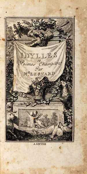 Nicolas Germain Léonard : Idylles et Poemes champetres  - Asta Libri, Autografi e Stampe - Associazione Nazionale - Case d'Asta italiane