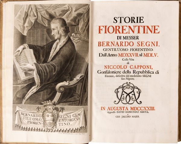 Segni, Bernardo : Storie fiorentine  - Asta Libri, Autografi e Stampe - Associazione Nazionale - Case d'Asta italiane