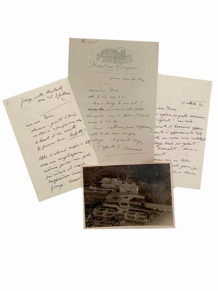 Gino [Biagio] Doria : Archivio personale  - Asta Libri, Autografi e Stampe - Associazione Nazionale - Case d'Asta italiane